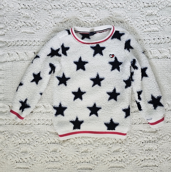 TOMMY HILFIGER Faux Fur Sueter, Size 4T - Picture 2 of 6